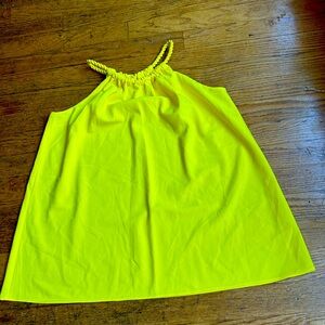 Bright yellow top